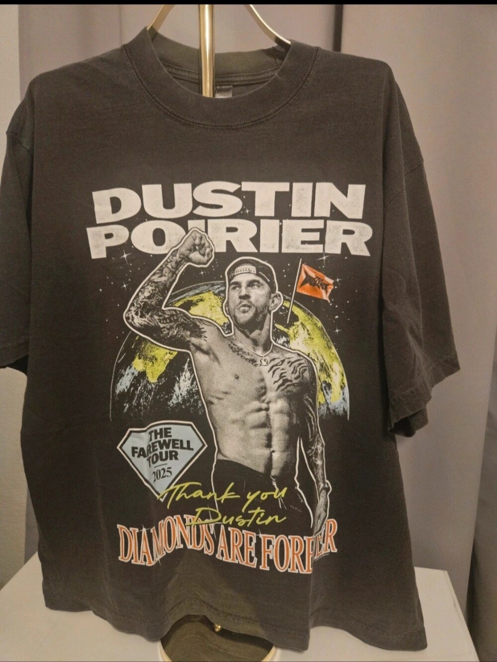 Dustin Poirier UFC Farewell Tour 2025 T-Shirt | Shaka Wear Heavyweight